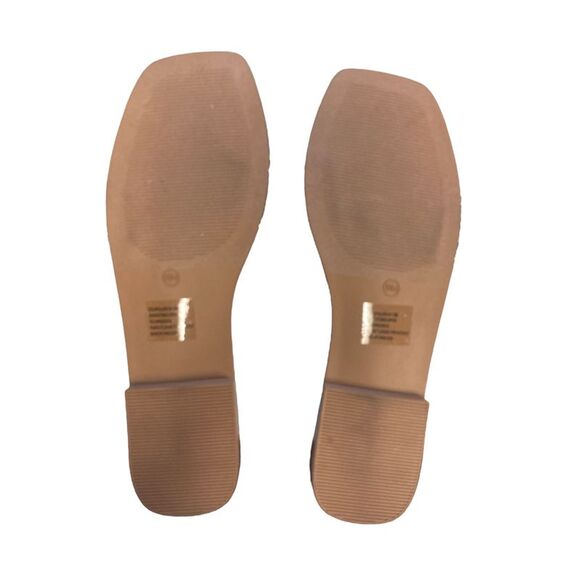 Steve Madden Women's Adore Rhinestone Knot Front Slide Sandal - Silver - Picture 2 of 3